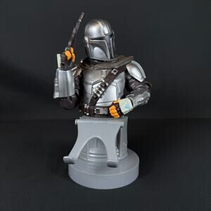 Mandalorian Gaming Cable Guys Original Phone & Controller Holder Character Stand